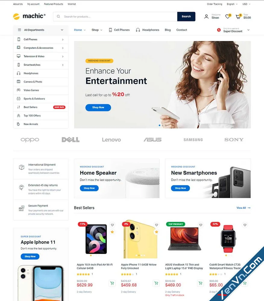 Machic - فروشگاه الکترونیک WooCommerce Theme-1.webp