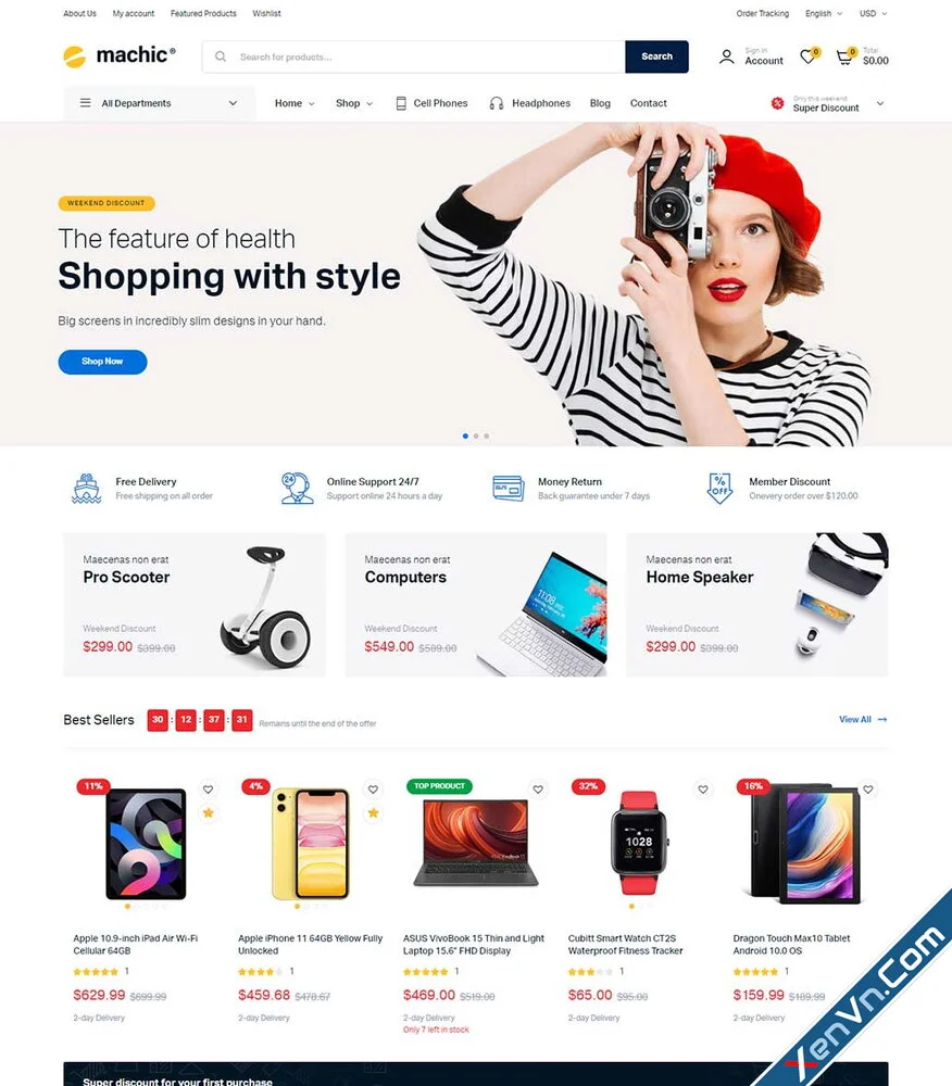 Machic - فروشگاه الکترونیک WooCommerce Theme-2.webp