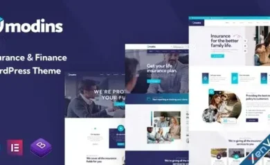 Modins - Insurance & Finance WordPress Theme