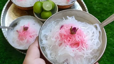 طرز تهیه فالوده شیرازی